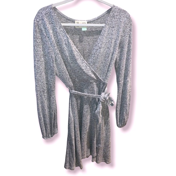 Anthropologie Saturday Sunday llya Hacci Mini Dress In Heather Gray - Picture 4 of 6